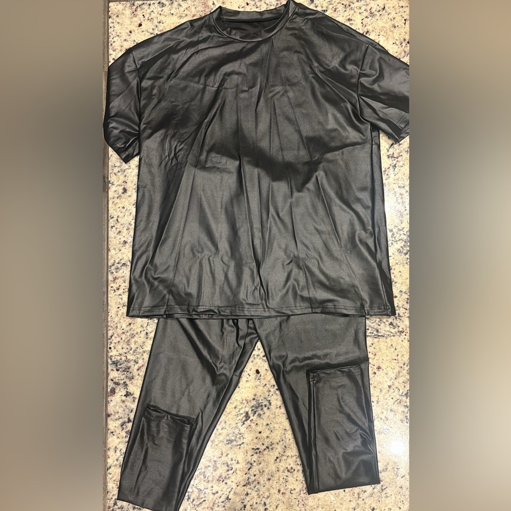 Selling a two piece black womens outfit